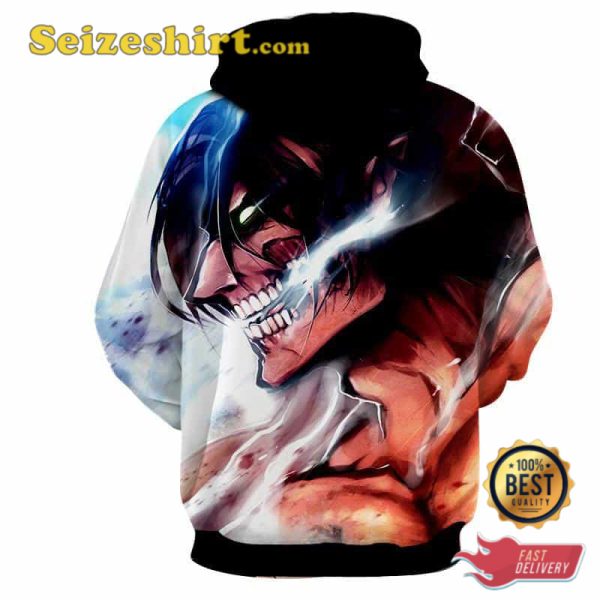 Eren The Founding Titan Dope Style Hoodie, Hoodie, Sweatshirt, 3D Shirts