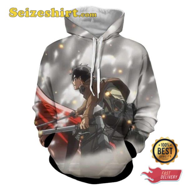 Eren Yeager Angry Attack Titan Gray Hoodie, Hoodie, Sweatshirt, Shirts