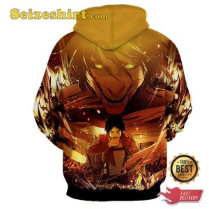 Eren Yeager Epic Titan Transformation Hoodie, Sweatshirt, 3D Shirts