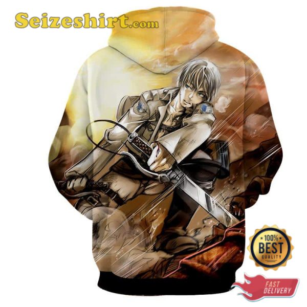 Eren Yeager Scout Legion Survey Corps Hoodie, Sweatshirt, 3D Shirts