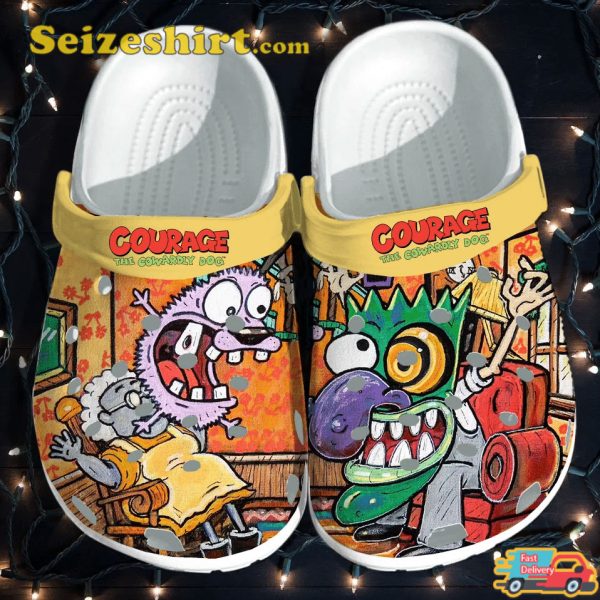 Fearless Fido Courage The Cowardly Dog Memorabilia Clogs