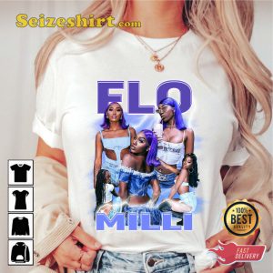Flo Milli Song Rapper Hip Hop 90s T-shirt