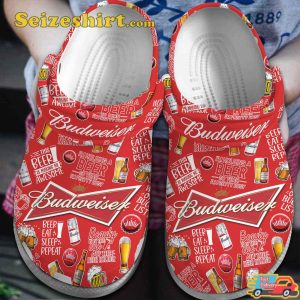 Footwearmerch Budweiser This Beer Making Me Awesome Clogs