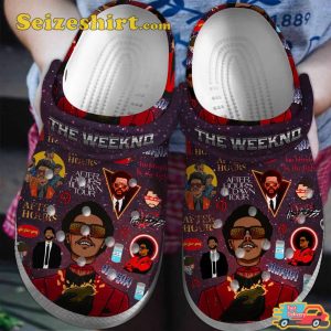 Footwearmerch The Weeknd Singer Music Crocs Crocband Clogs Shoes