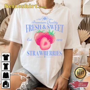Fresh And Sweet Strawberry Est 1970 Vintage Inspired T-shirt