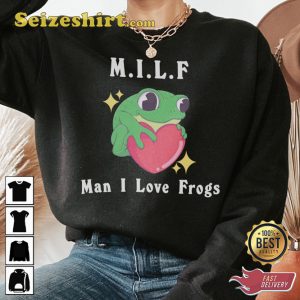 Funny Frog Word Play Cute MILF T-Shirt