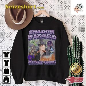 Funny Wizard Meme Shadow Wizard Money Gang Parody Inspired T-Shirt