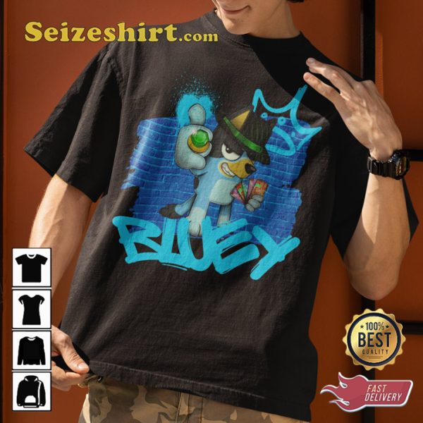 Gangster Bluey2k Streetstyle T-Shirt