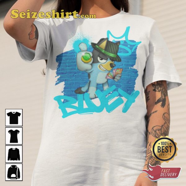 Gangster Bluey2k Streetstyle T-Shirt