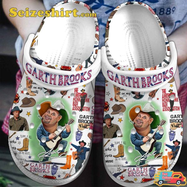 Garth Brooks Music Cowboy Vibes Rodeo Melodies Comfort Clogs Shoes