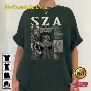 Good Days SZA Setlist SOS Album T-shirt