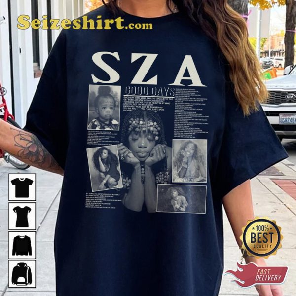 Good Days SZA Setlist SOS Album T-shirt