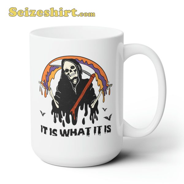 Halloween Coffee Grim Reaper Funny Coffee Mug