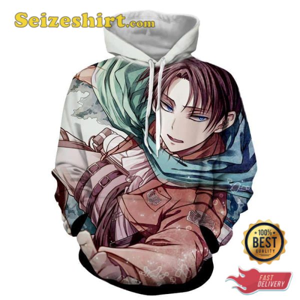 Handsome Levi Portrait Fan Art Cool Hoodie, Sweatshirt, Shirts