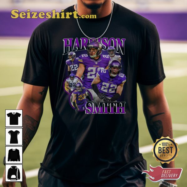 Harrison Smith Defensive Ace Minnesota Vikings NFL Fanwear T-Shirt