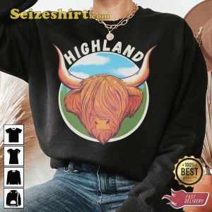 Highland Cow Cute Sweatshirt