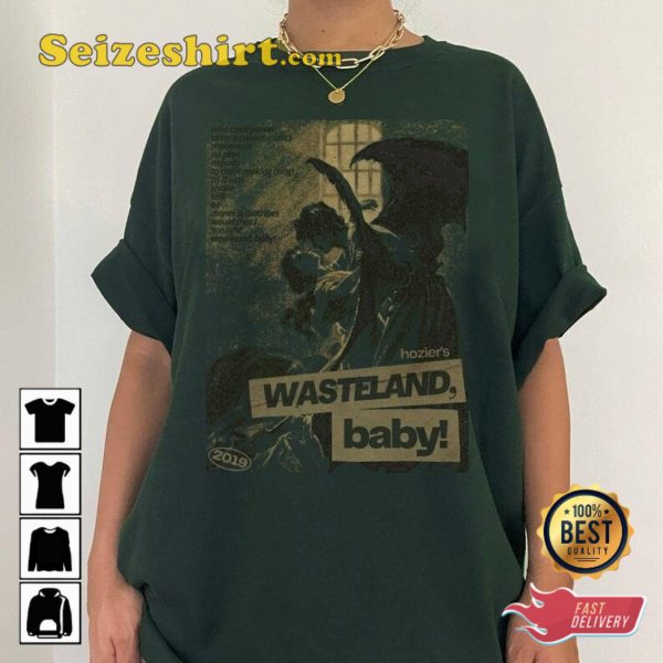 Hozier Album Wasteland Baby Fall In Love T-shirt