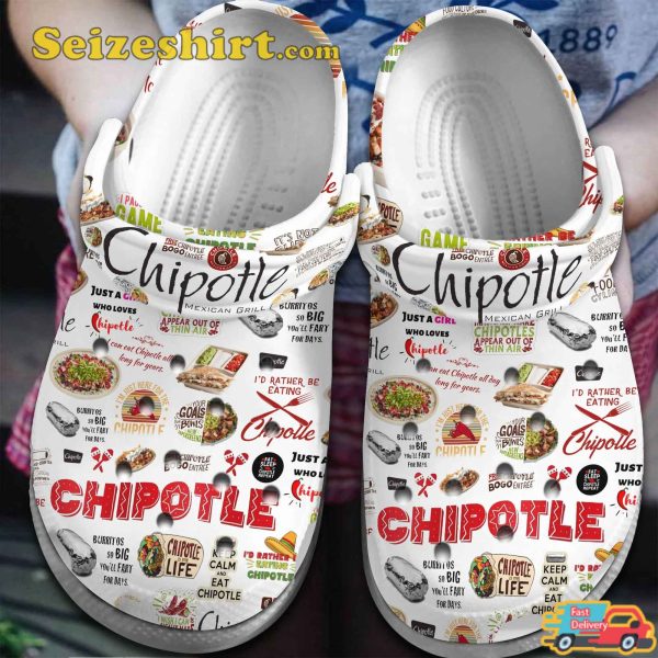 I D Rather Be Eating Chipotle Clogs Shoes