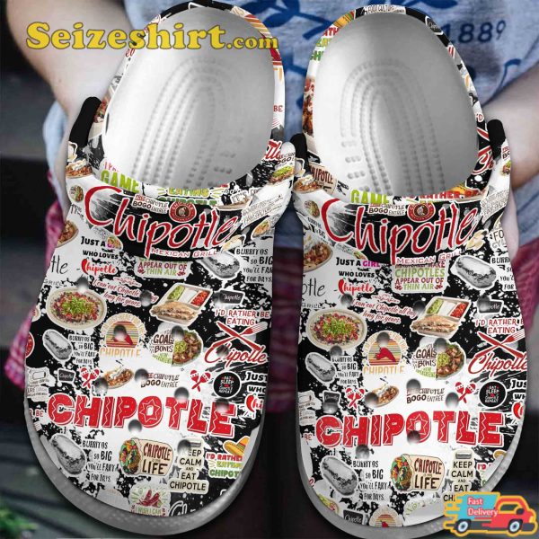 I D Rather Be Eating Chipotle Clogs Shoes