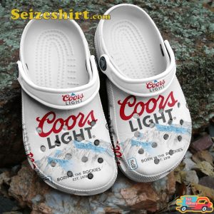 Icy Cascade Coors Light Bliss Beer Clogs Shoes