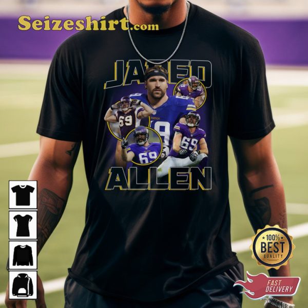 Jared Allen Sack Master Minnesota Vikings NFL T-Shirt