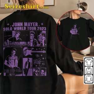 John Mayer 2023 Solo World Tour Songs T-shirt