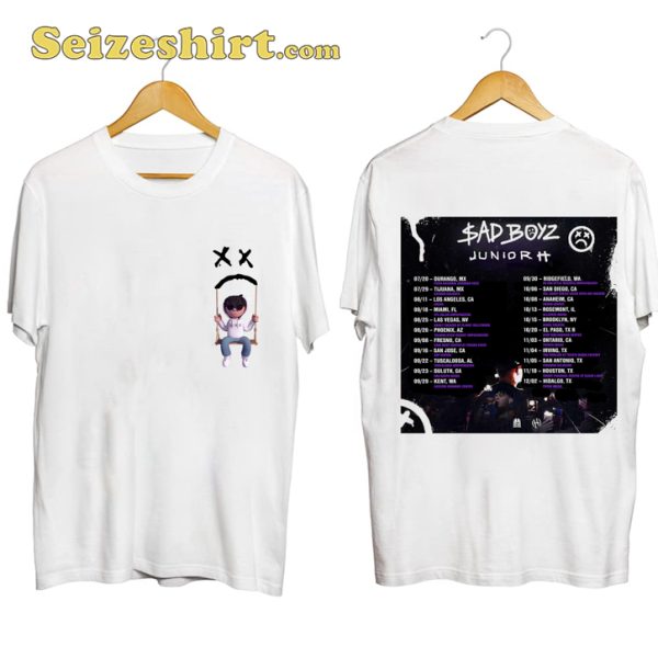 Junior H Concert Sad Boyz 4 Life 2023 Tour T-shirt