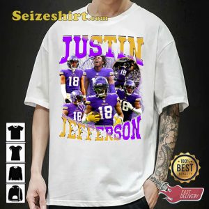 Justin Jefferson Minnesota Vikings NFL Football Sportwear Sweatshirt