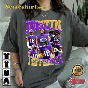 Justin Jefferson Minnesota Vikings NFL Football Sportwear Sweatshirt
