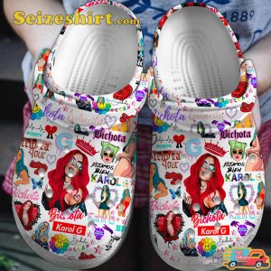 Karol G Red Hair Clogs Shoes