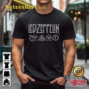 Led Zeppelin Live Tour Rock And Roll T-shirt