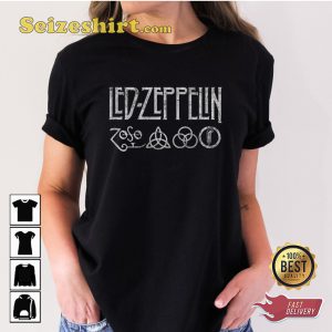Led Zeppelin Live Tour Rock And Roll T-shirt