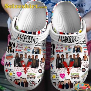 Maroon 5 Pop-Rock Vibes Sugar Crocs