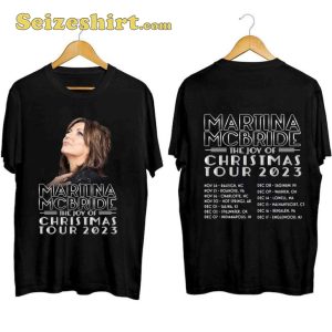 Martina Mcbride The Joy Of Christmas Tour 2023 Concert Gift for fans T-Shirt