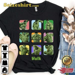 Marvel Incredible Hulk Emotions MCU Fan T-shirt