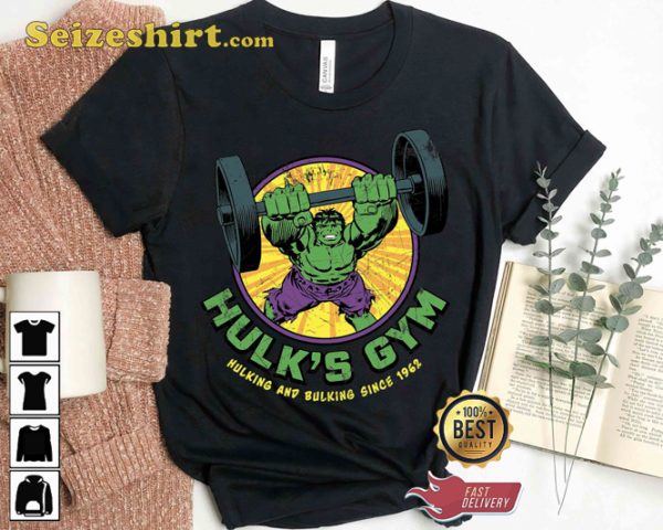 Marvel Incredible Hulk Gym Hulking And Bulking Since 1960s MCU Fan T-shirt