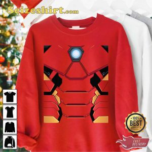 Marvel Iron Man Tony Stark Costume Stark Suit MCU Fan Gift T-shirt