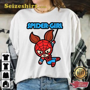 Marvel Spider-girl Swinging Cute Kawaii MCU Fan Gift Sweatshirt