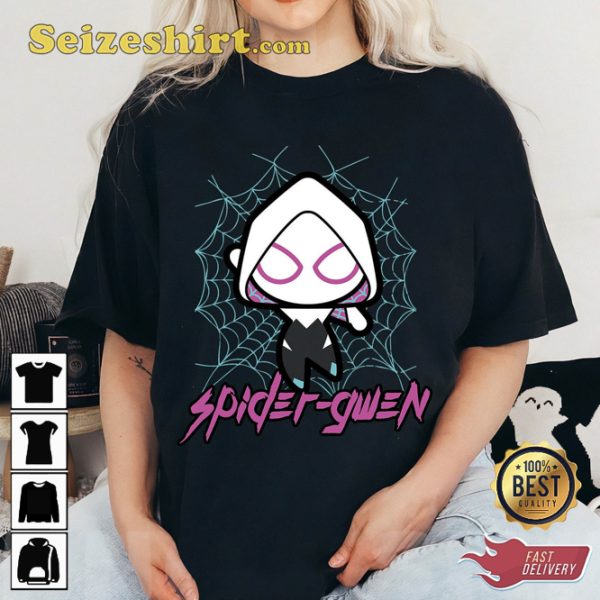 Marvel Spider-gwen Cute Kawaii Epic Web Spiderman Spiderverse MCU Fan Gift T-shirt