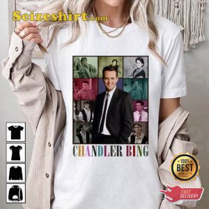 Matthew Perry Movie Friends Chandler Bing T-shirt