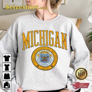 Michigan Gridiron Warriors The Wolverines Legacy Football Sweatshirt