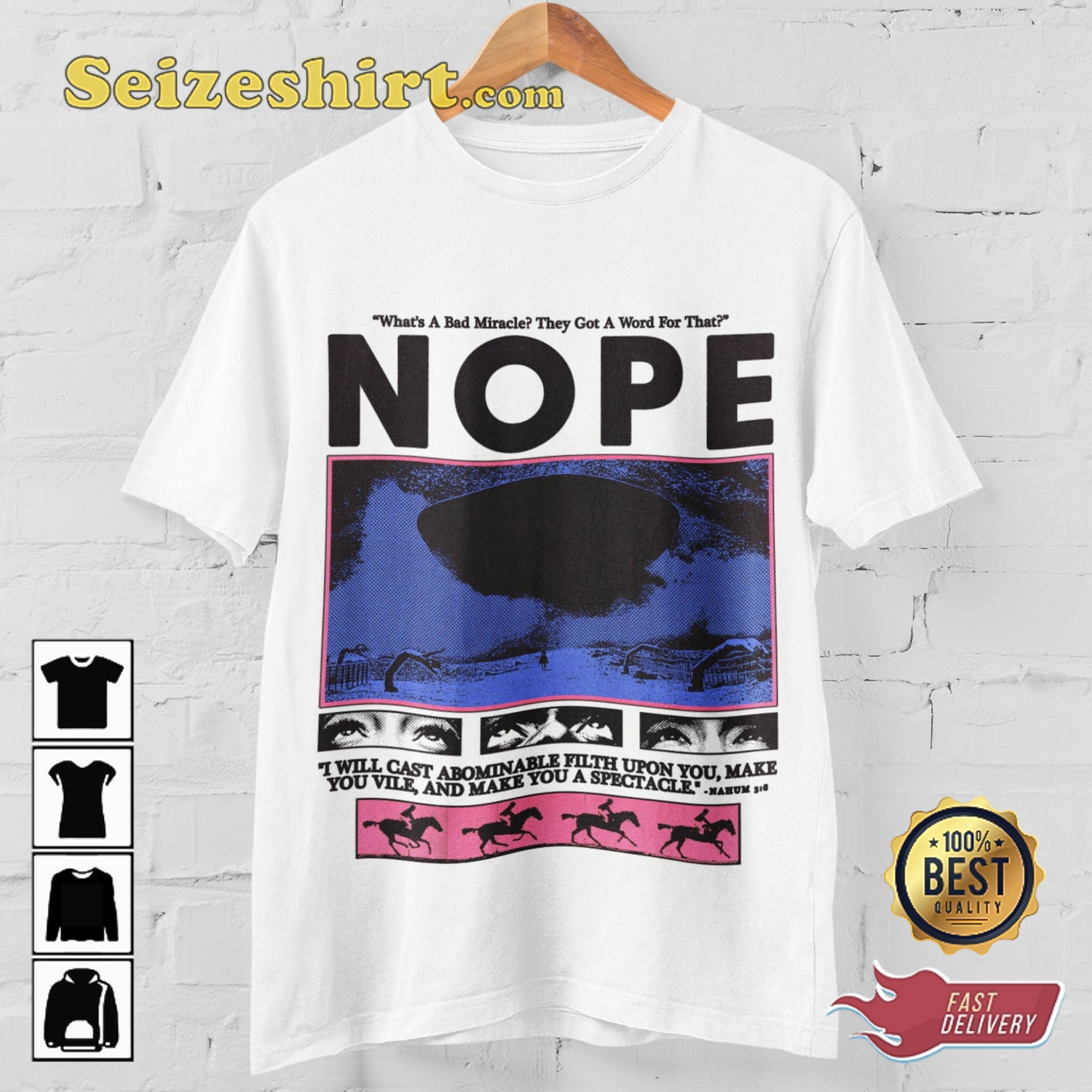 Nope Movie Meaning Haywood Family T-shirt