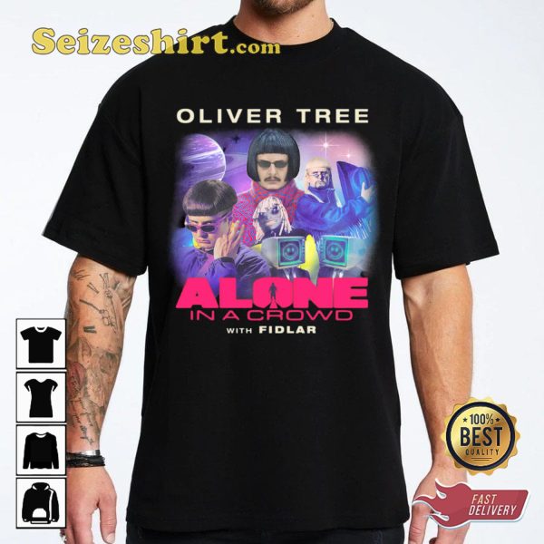 Oliver Tree Alone In a Crowd Tour 2024 T-shirt