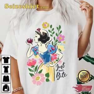 Once Upon a Petal Snow White Floral T-shirt