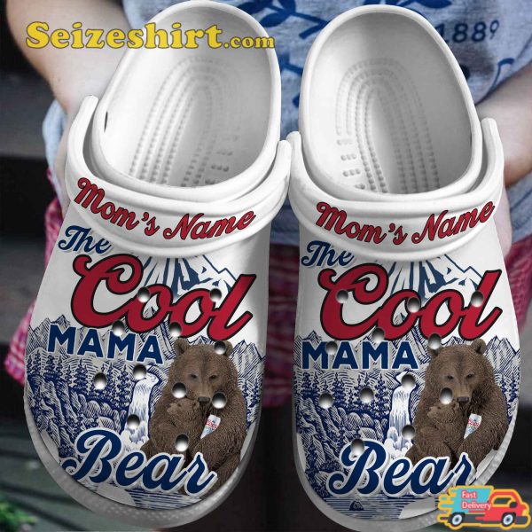 Personalized Mom Gift The Cool Mama Cool Bear Clogs Shoes