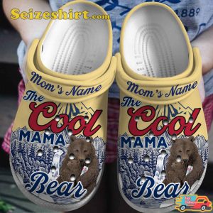 Personalized Mom Gift The Cool Mama Cool Bear Clogs Shoes