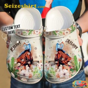 Personalized Western Cowgirl Clogs