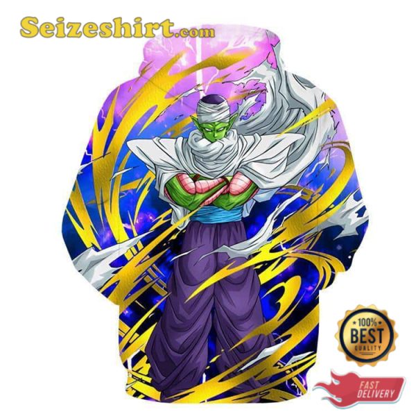 Piccolo Evil King Tornado Power Streetwear Cool Design Hoodie, T-shirt