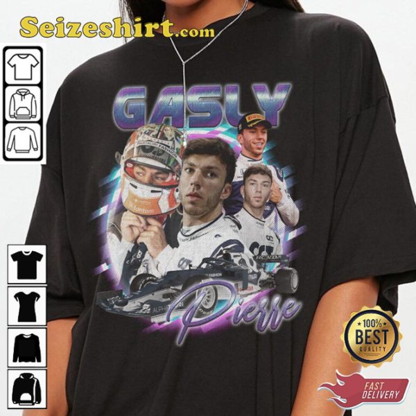 Pierre Gasly Speed Demon Formula 1 Fanwear T-Shirt