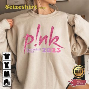 Pink Trustfall Tour 2023 Trustfall Album Pink Singer Sweatshirt
